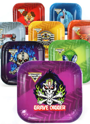 Monster Jam 7" Dessert Plates (Pack of 8) - SKU: - UPC:691027463604 - Party Expo