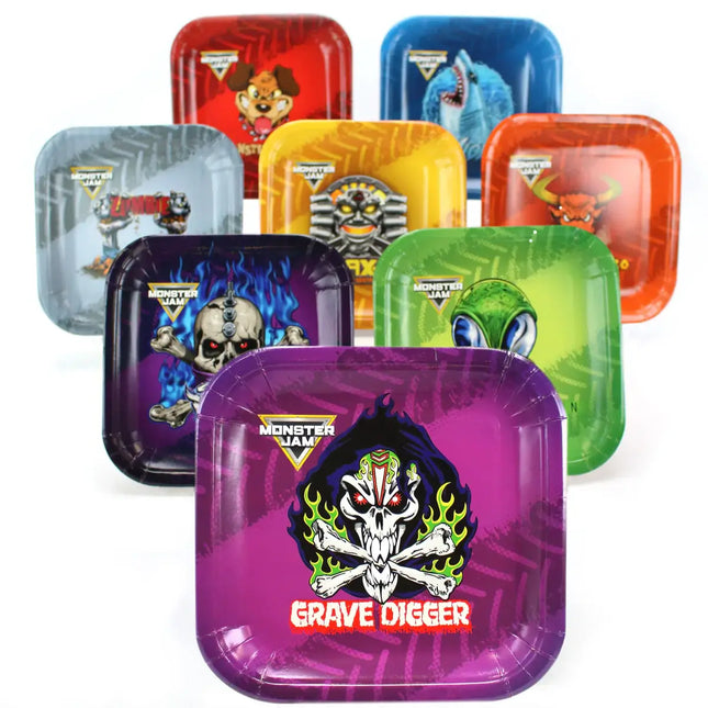 Monster Jam 7" Dessert Plates (Pack of 8) - SKU: - UPC:691027463604 - Party Expo