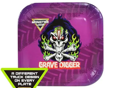 Monster Jam 7" Dessert Plates (Pack of 8) - SKU: - UPC:691027463604 - Party Expo