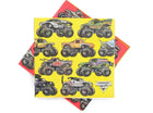 Monster Jam Beverage Napkins (Pack of 16) - SKU: - UPC:691027463635 - Party Expo