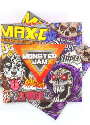 Monster Jam Lunch Napkins (Pack of 16) - SKU: - UPC:691027463628 - Party Expo