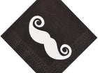 Mustache Party Beverage Napkins (16ct) - SKU:5P-3/5305 - UPC:886102355992 - Party Expo
