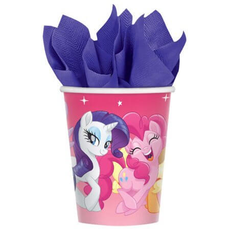 My Little Pony - 9oz Paper Cups (8ct) - SKU:581922 - UPC:013051796983 - Party Expo