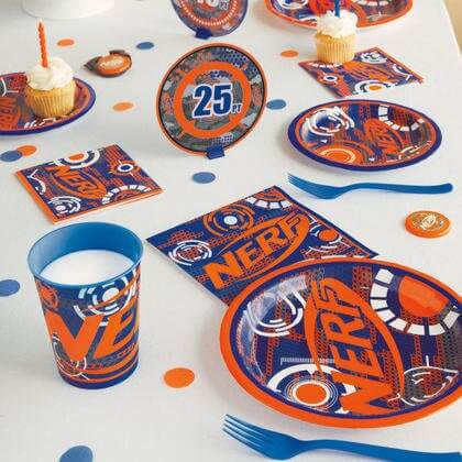 Nerf - 7" Lunch Plates (8ct) - SKU:51384 - UPC:011179513840 - Party Expo