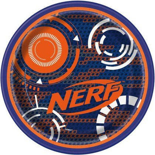 Nerf - 7" Lunch Plates (8ct) - SKU:51384 - UPC:011179513840 - Party Expo