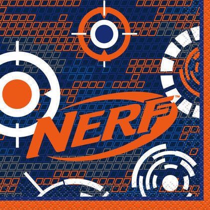 Nerf Party - Beverage Napkins (16ct) - SKU:51381 - UPC:011179513819 - Party Expo