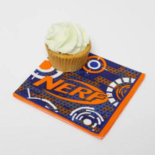 Nerf Party - Beverage Napkins (16ct) - SKU:51381 - UPC:011179513819 - Party Expo