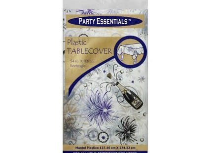 New Year's Party Plastic Tablecover - SKU:54108NY - UPC:098382108001 - Party Expo