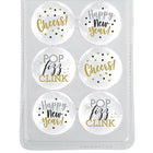 New Year's Pong Balls - SKU:210525 - UPC:013051766580 - Party Expo