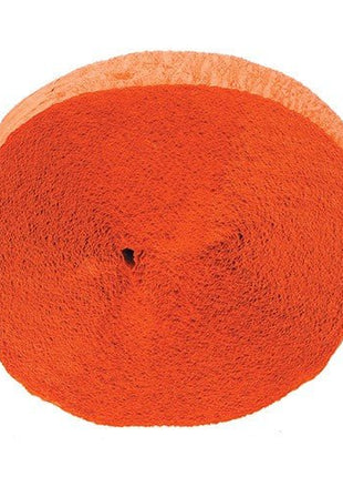 Orange Crepe Streamer (1ct) - SKU:2507-23 - UPC:652695115257 - Party Expo