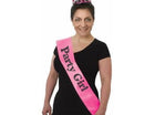 Party Girl Sash - SKU:72187 - UPC:721773721878 - Party Expo