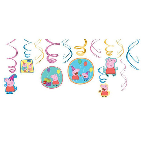 Peppa Pig - Hanging Party Decorations - SKU:671499 - UPC:013051565305 - Party Expo