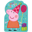 Peppa Pig - Jumbo Deluxe Invitations (8ct) - SKU:494141 - UPC:013051603137 - Party Expo