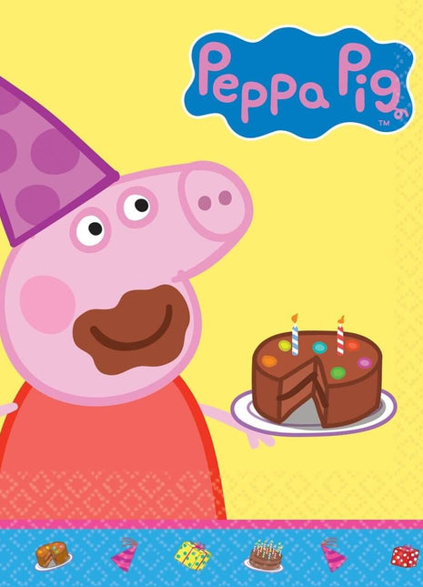 Peppa Pig - Lunch Napkins (16ct) - SKU:511499 - UPC:013051565381 - Party Expo