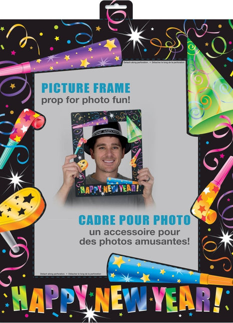 Picture Frame New Year's Eve Photo Booth Prop - SKU:63597 - UPC:011179635979 - Party Expo