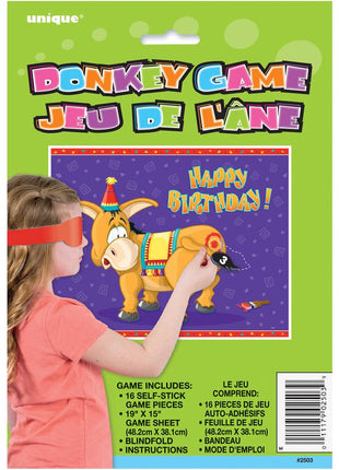 "Pin the Tail on the Donkey" Party Game - SKU:2503 - UPC:011179025039 - Party Expo