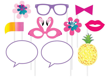 Pineapple N Friends - Photo Booth Props Set - SKU:332436 - UPC:039938511425 - Party Expo