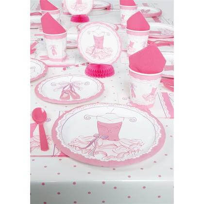 Pink Ballerina Beverage Napkins (16ct) - SKU:49481 - UPC:011179494811 - Party Expo