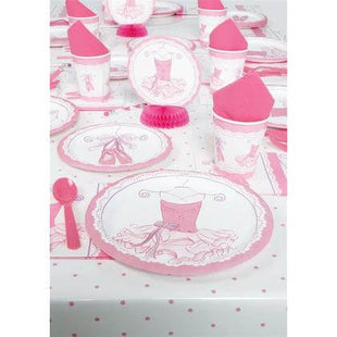 Pink Ballerina Party Lunch Napkins (16ct) - SKU:49482 - UPC:011179494828 - Party Expo