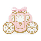 Pink & Gold Princess Carriage Boxes with Glitter - SKU:353991 - UPC:039938837266 - Party Expo