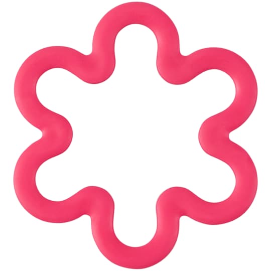 Pink Grippy Flower Cookie Cutter - SKU: - UPC:070896092786 - Party Expo
