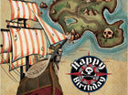 Pirates Map Happy Birthday Lunch Napkins (16ct) - SKU:661969 - UPC:039938217532 - Party Expo
