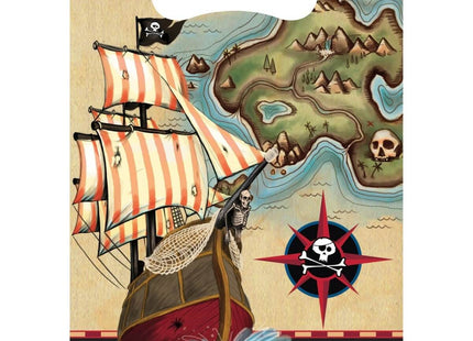 Pirate's Map Loot Bag - SKU:085969- - UPC:039938217662 - Party Expo