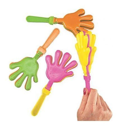 Plastic Hand Clappers (12ct) - SKU:3L-39/344 - UPC:780984195809 - Party Expo