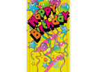 Plastic Happy Birthday Party Door Poster (1ct) - SKU:9083 - UPC:011179090839 - Party Expo