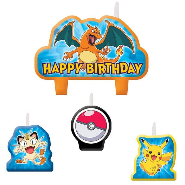Pokémon - Candle Set - SKU:171844 - UPC:013051496166 - Party Expo