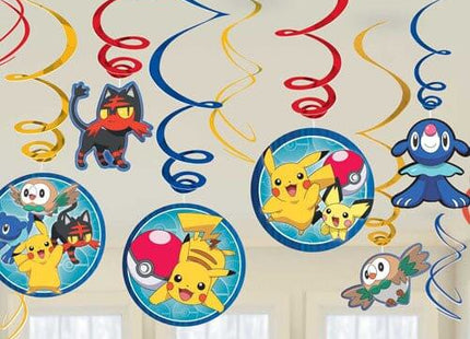 Pokémon - Swirl Decorations - SKU:671859 - UPC:013051757151 - Party Expo