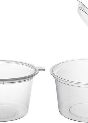 Portion Cup with Hinged Lid - SKU:N410031 - UPC:098382660028 - Party Expo