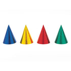 Prismatic Party Hats (8ct) - SKU:9302 - UPC:011179093021 - Party Expo