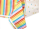 Rainbow Birthday Party Plastic Tablecover - SKU:47113 - UPC:011179471133 - Party Expo