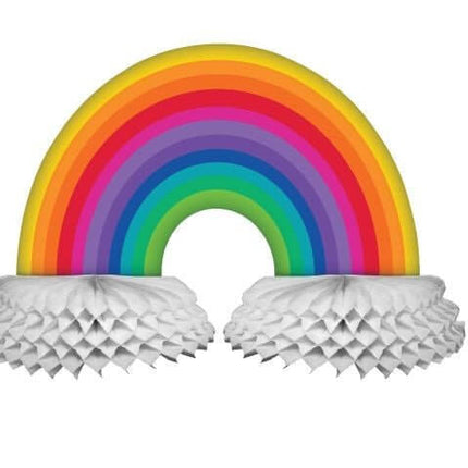 Rainbow Honeycomb Centerpiece - SKU:265972 - UPC:039938218096 - Party Expo
