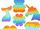 Rainbow Icon Bubble Poppers - SKU:TY-BPRBI - UPC:097138930941 - Party Expo