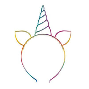 Rainbow Unicorn Party Headband - SKU:74882 - UPC:011179748822 - Party Expo