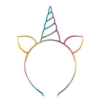 Rainbow Unicorn Party Headband - SKU:74882 - UPC:011179748822 - Party Expo