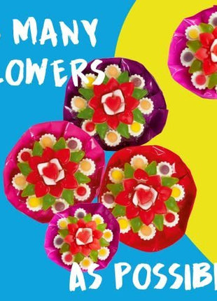 Raindrops - Flower Bouquet Gummy Candy - SKU:11650A - UPC:630855116504 - Party Expo