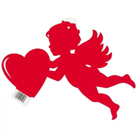 Red Cupid Cutout - SKU:17103 - UPC:011179171033 - Party Expo