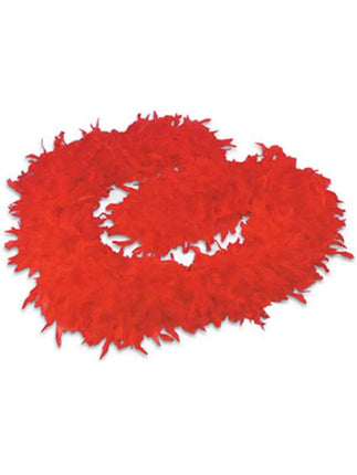 Red Feather Boa - Party Expo