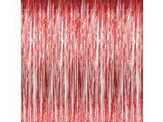 Red Foil Fringe Curtain - SKU:PS-CURRE - UPC:097138769299 - Party Expo