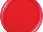 Red Glitter Round Plastic Tray - SKU:325474 - UPC:039938427764 - Party Expo