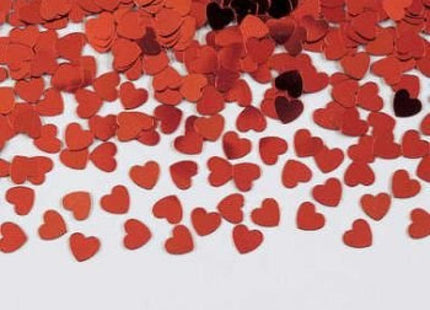 Red Hearts Confetti (1ct) - SKU:02015- - UPC:039938010201 - Party Expo