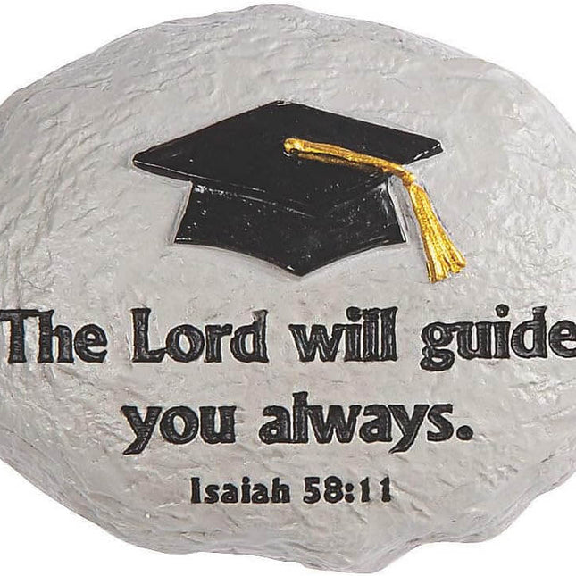 Religious Grad Inspirational Stones - SKU:3L-13830293 - UPC:192073480879 - Party Expo