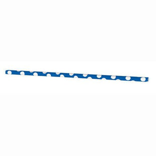 Royal Blue Dots Paper Straws (10ct) - SKU:62084 - UPC:011179620845 - Party Expo