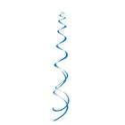 Royal Blue Swirl Hanging Decorations - SKU:63277 - UPC:011179632770 - Party Expo