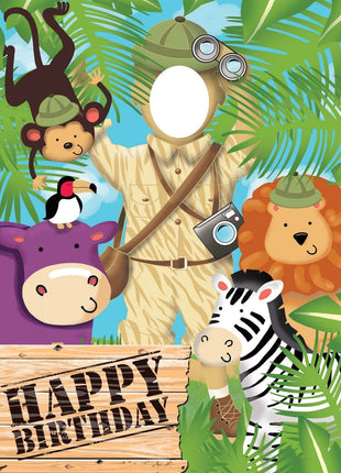 Safari Adventure - Photo Op Banner - SKU:295520 - UPC:039938112820 - Party Expo