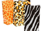 Safari Animal Print Gift Bags (1ct) - SKU:PS-SAFBA - UPC:097138707765 - Party Expo
