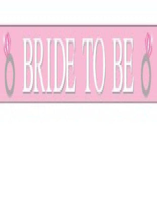 Satin "Bride To Be" Sash - SKU:090401 - UPC:073525984513 - Party Expo